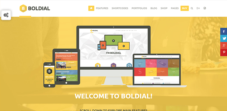 Boldial Portfolio WordPress Theme