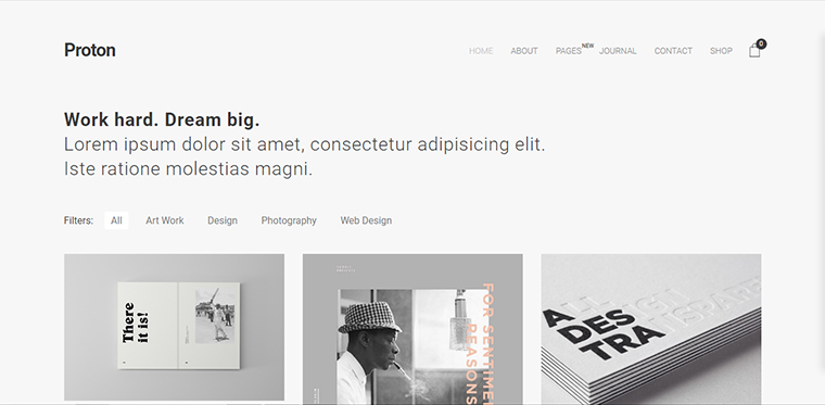 portfolio wordpress theme