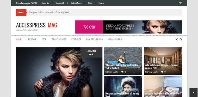 free magazine theme