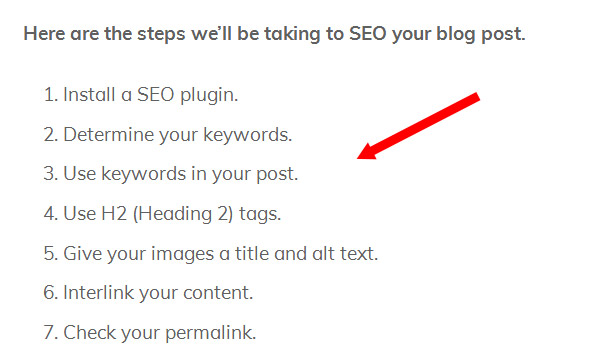 seo steps