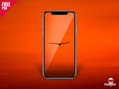 iPhone X Free PSD Mockup