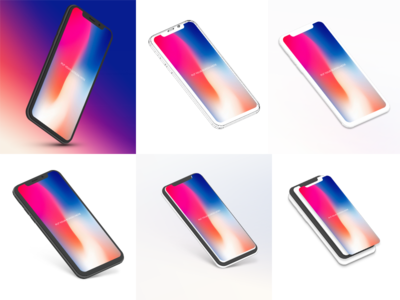 iPhone X Mock up bundle