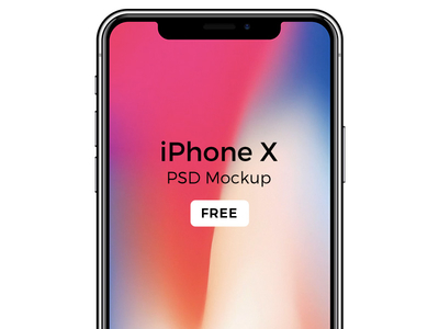 Free iPhone X Mockup PSD for Free