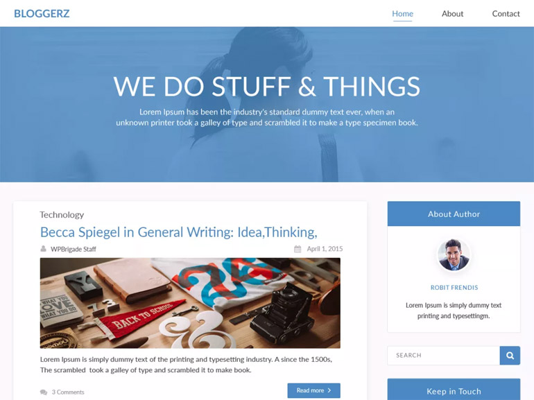 cool free wordpress blog themes