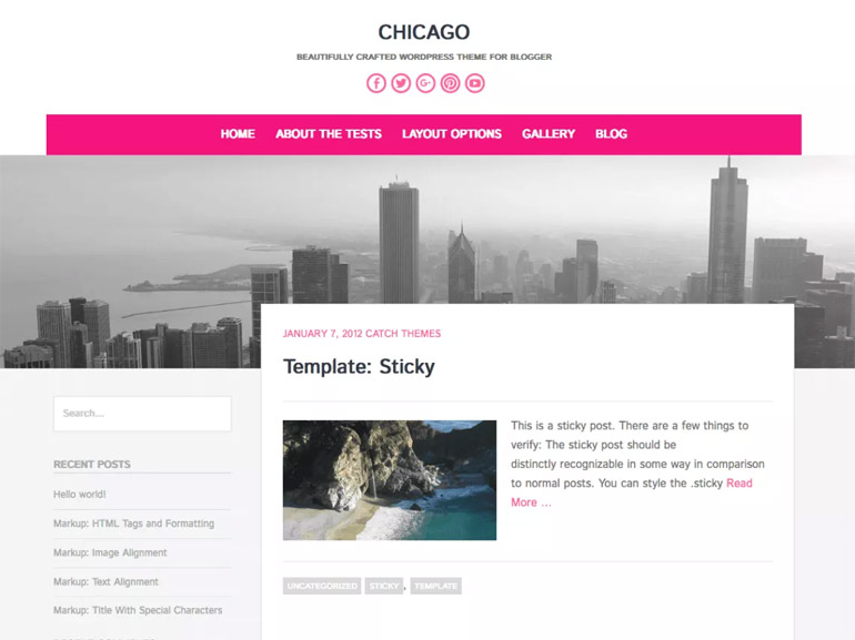 latest free wordpress blog themes