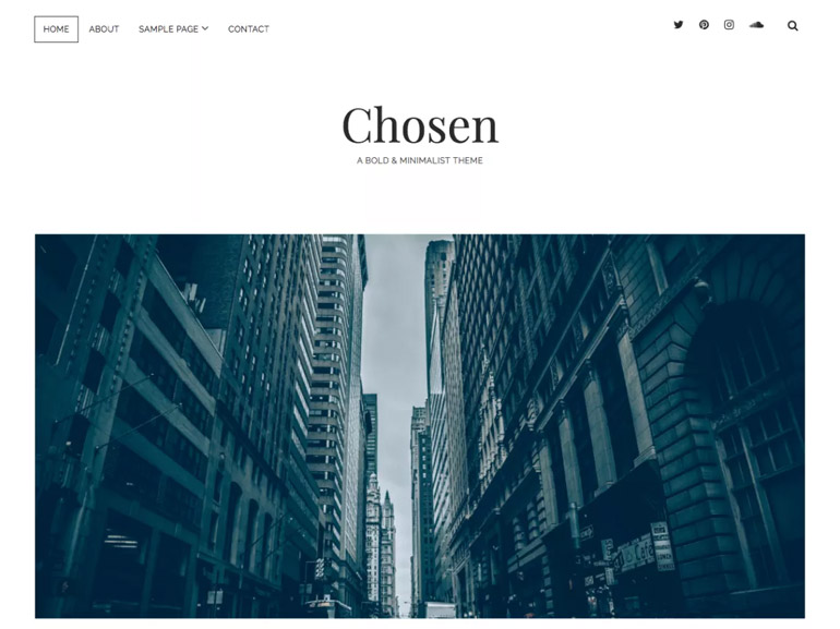 free wordpress modern blog themes