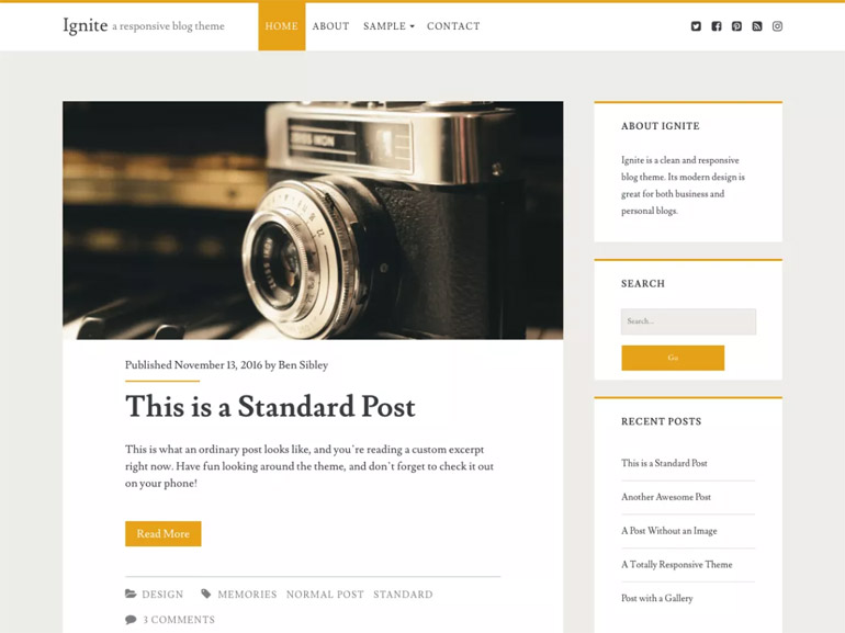 great free wordpress blog themes