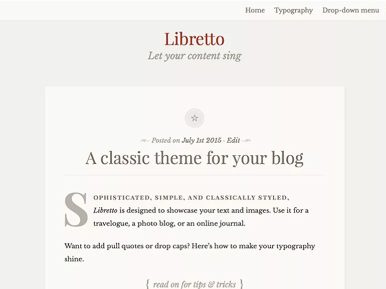 wordpress blog site themes