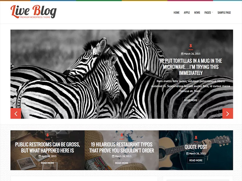 wordpress blog site themes