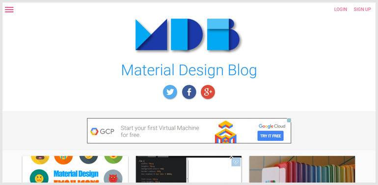 Material Design Blog