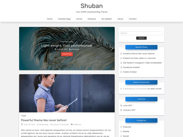 clean wordpress blog themes