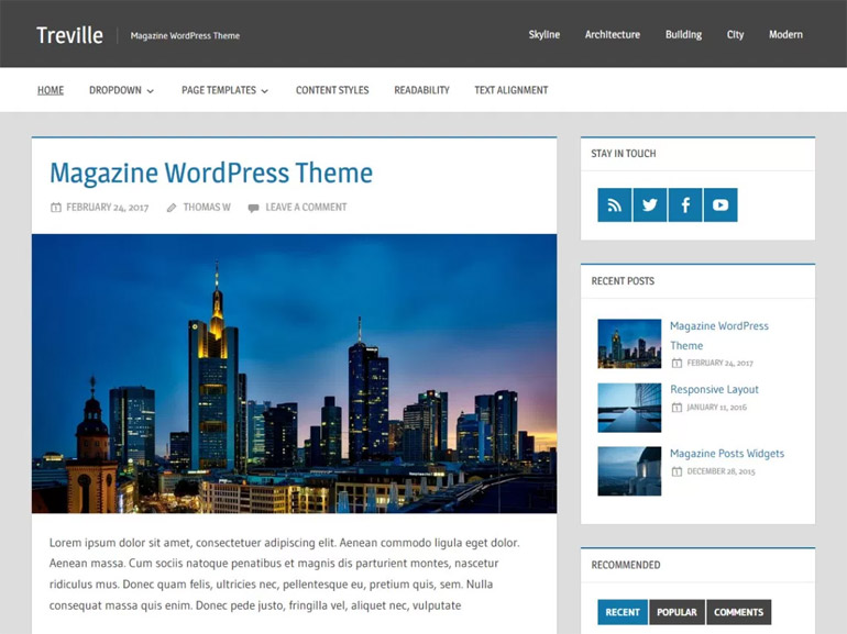 travel blog wordpress themes free