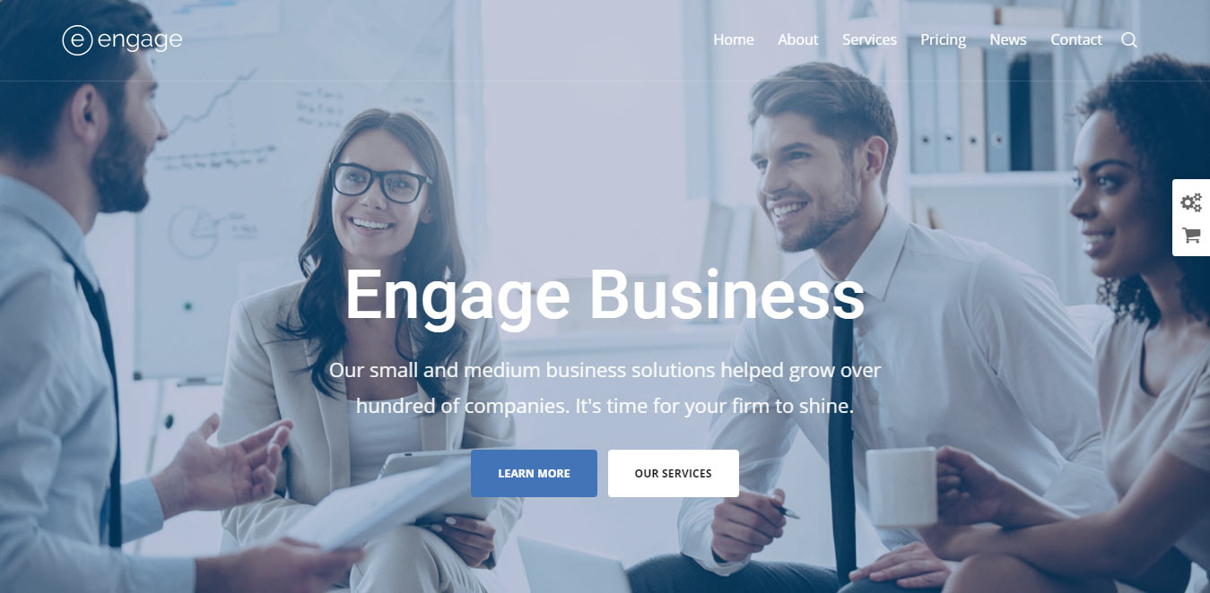 best responsive wordpress themes for business