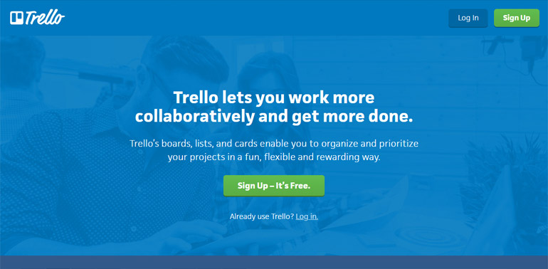 Trello - project management tools