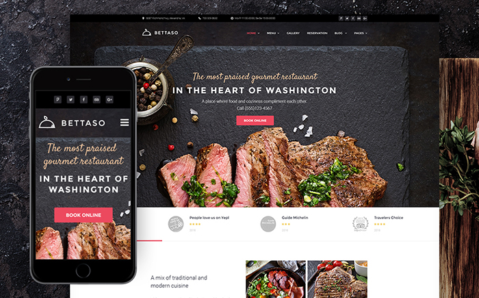 Restaurant WordPress Theme