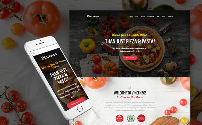 Pizza Restaurant WordPress Theme