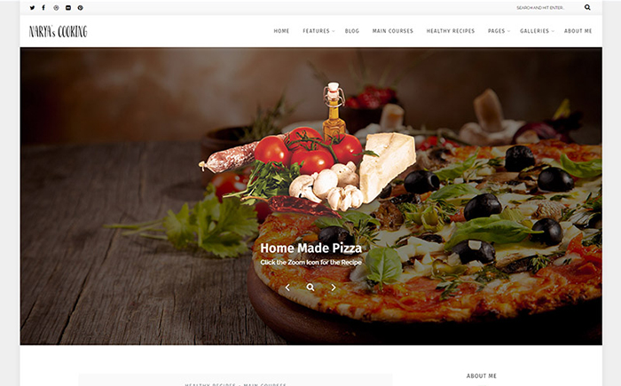 Food Blog WordPress Theme