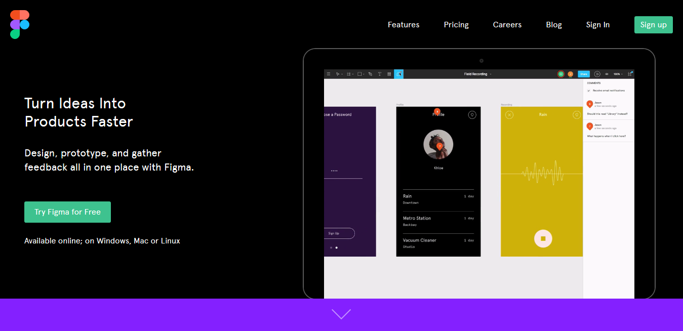 Figma the collaborative interface design tool