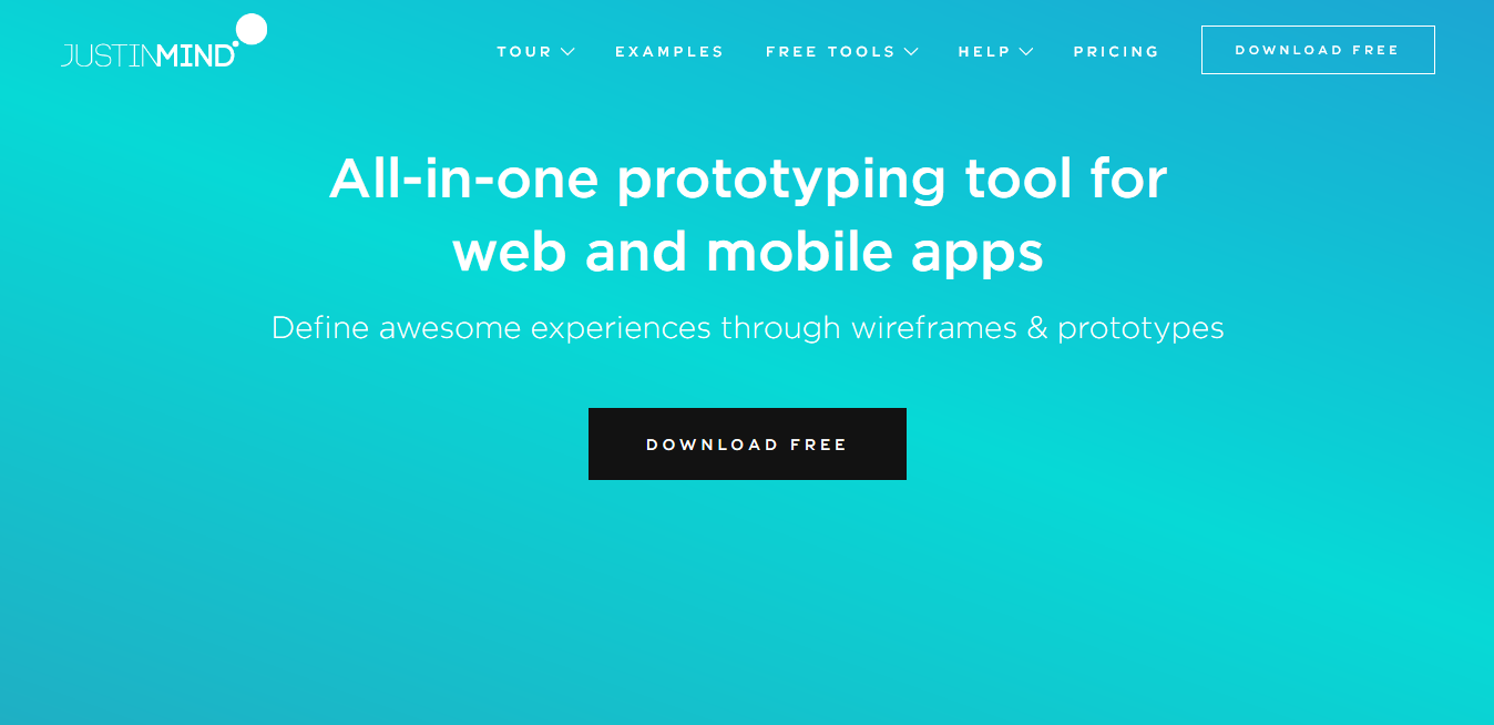 Free prototyping tool to design web mobile apps