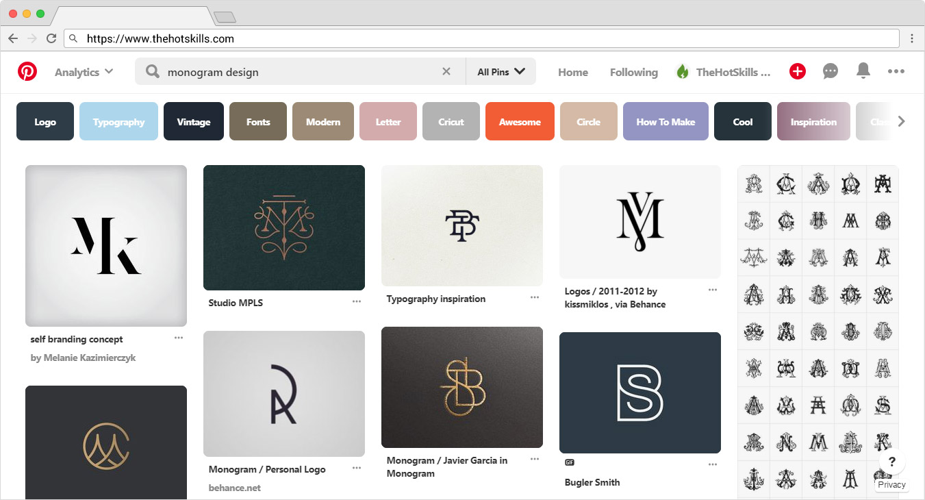 monogram designs