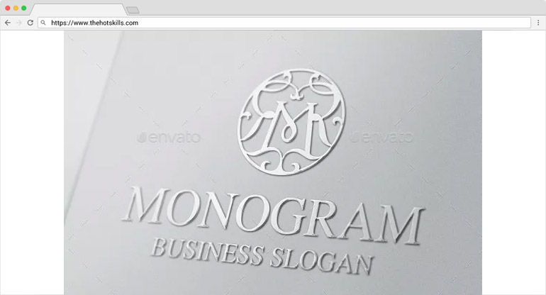 monogram design templates