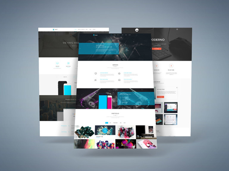 3D Web Presentation Mock-Up