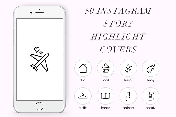 Instagram Highlights Icons