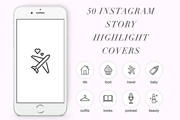 Instagram Highlights Icons