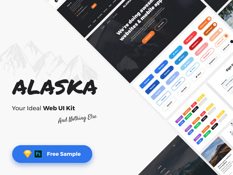 Alaska sketch UI Kit