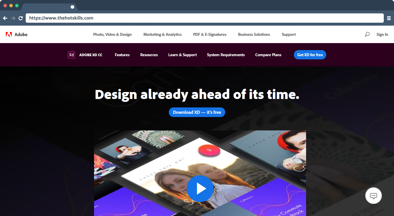 Download free Adobe XD CC UX UI design and collaboration tool
