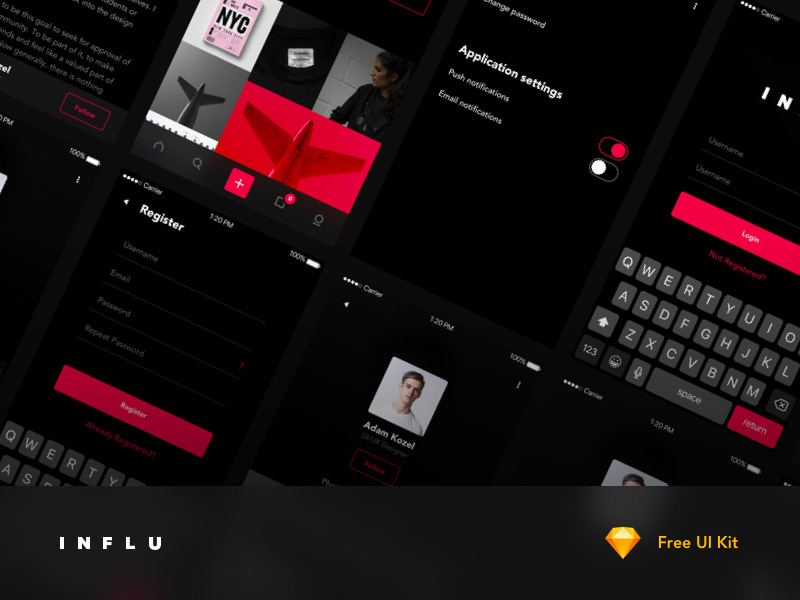 Free sketch UI Kit