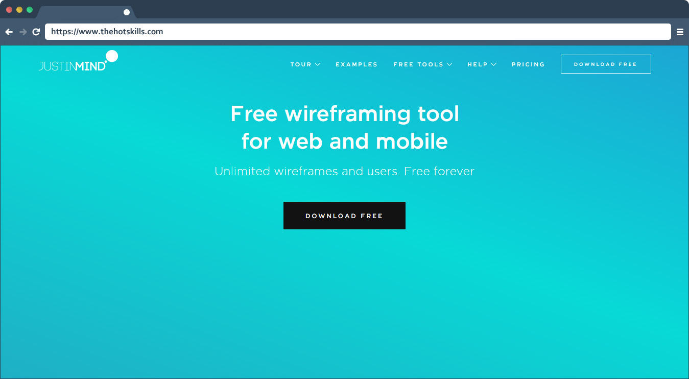 Free Wireframe Tool for Mobile and Web
