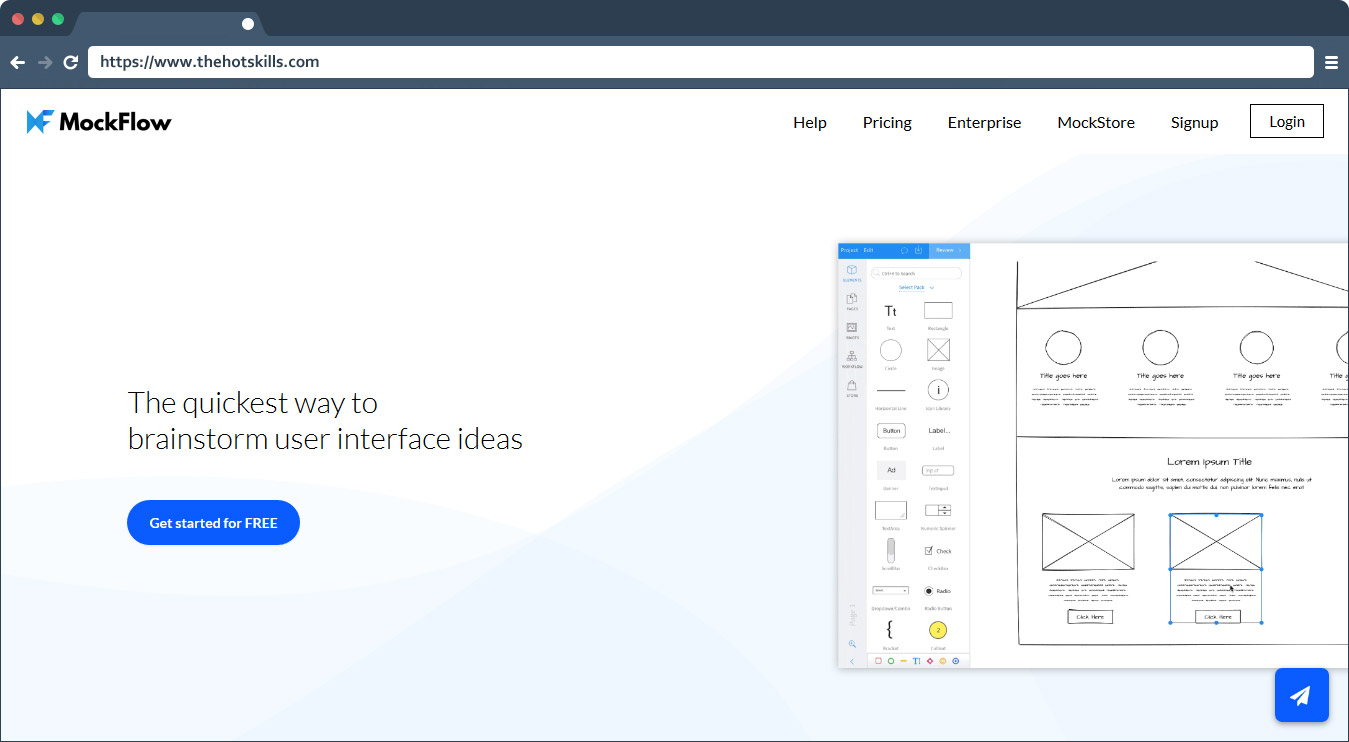 MockFlow - Wireframe Tools, Prototyping Tools, UI Mockups, UX Suite