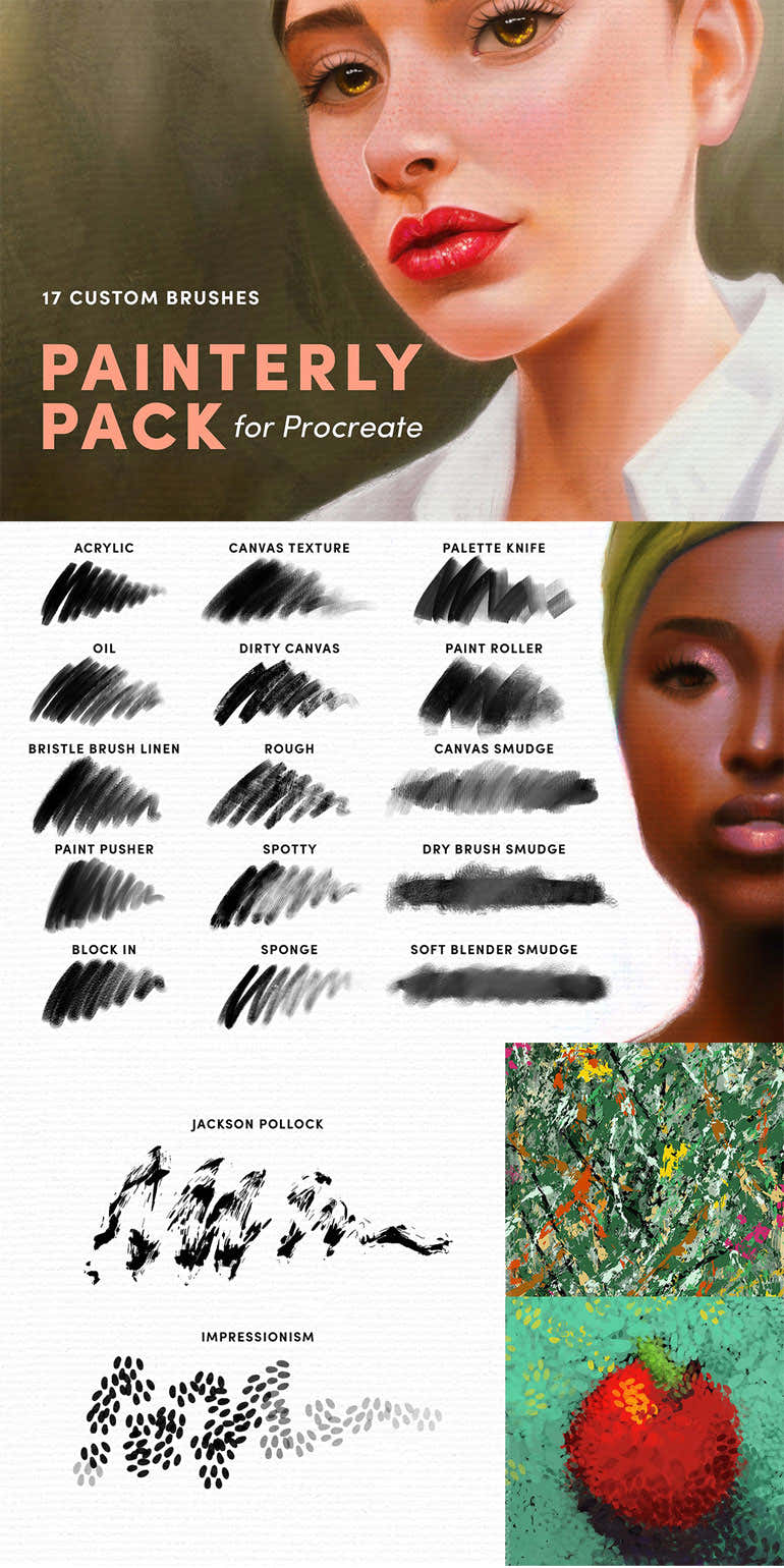 Painterly Pack – Procreate Brushes