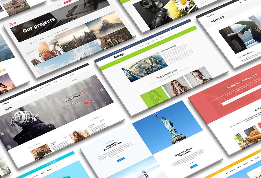 Perspective Desktop Screen Mock-up