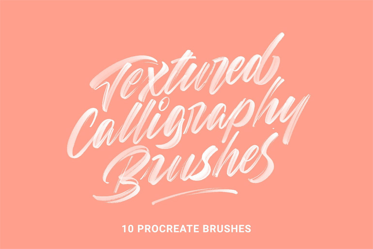 Brush for Procreate Procreate Textured Brush Procreate Lettering Brush iPad Lettering Brush