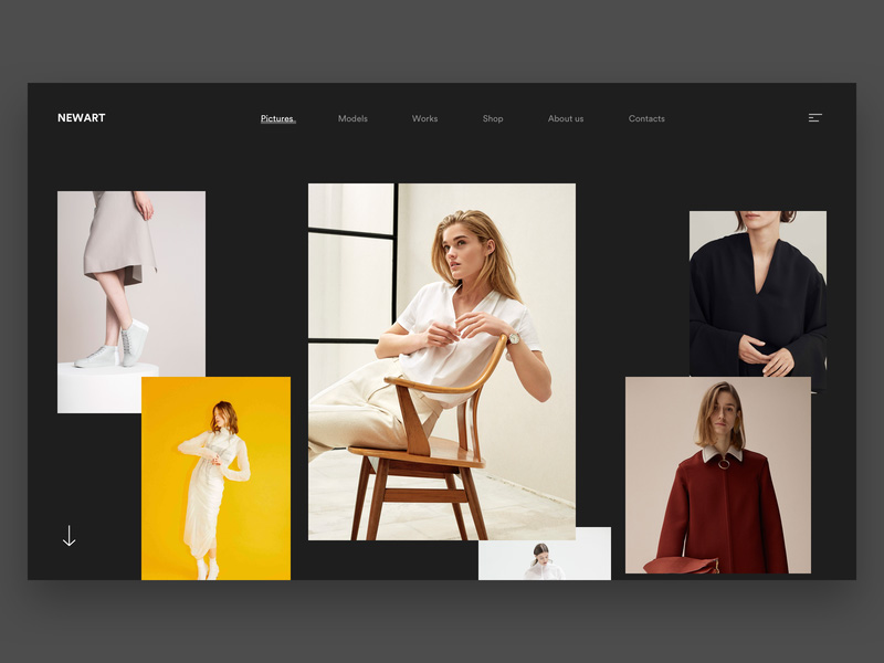 grid web design inspiration