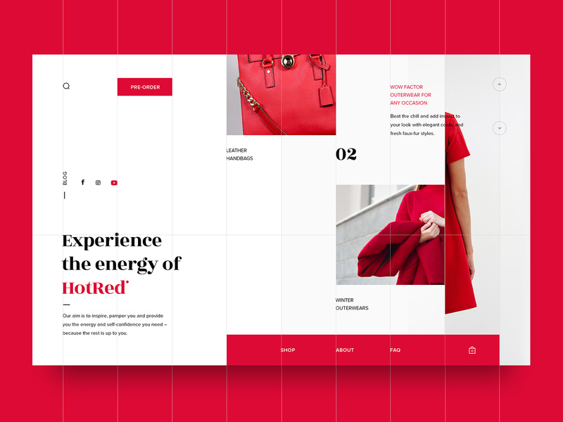 grid web ui design inspiration