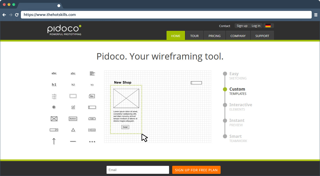 wireframe tools online