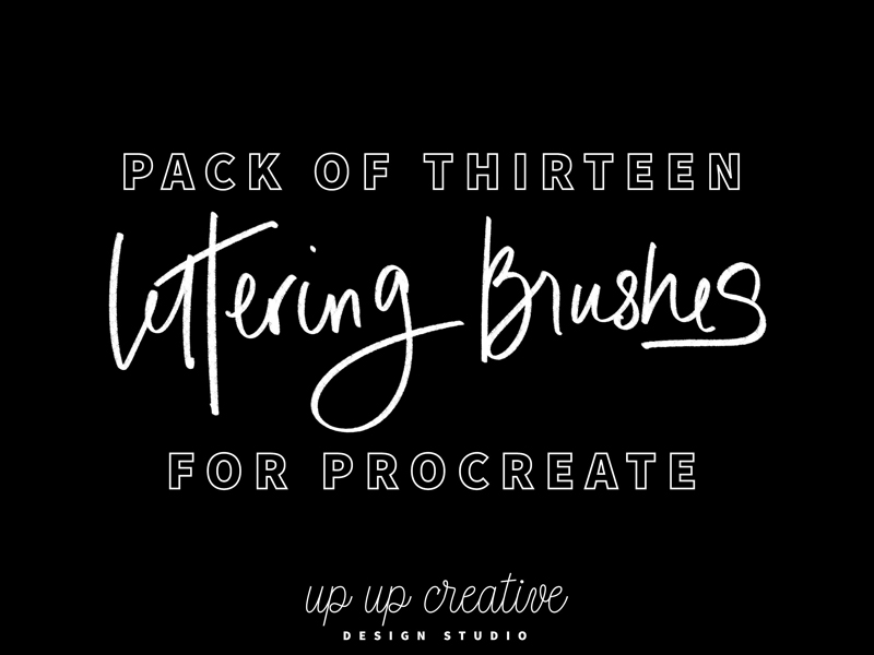 Procreate Lettering Brushes