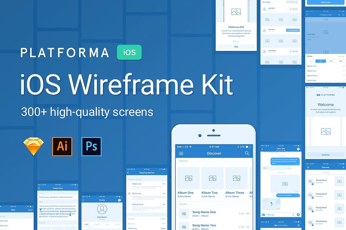 sketch app wireframe resources