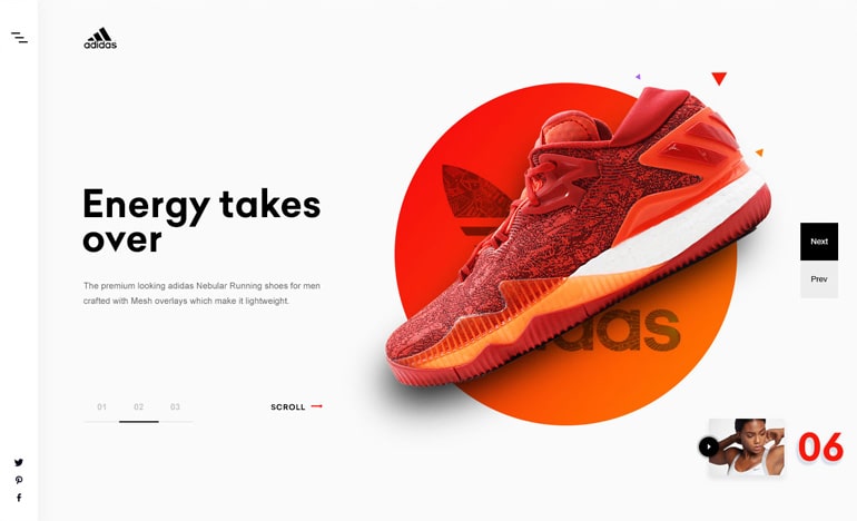 Adidas Nebular Running Shoe