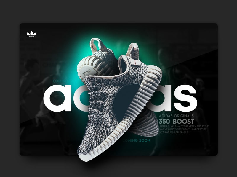 Adidas Shoe website design