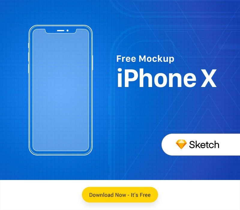 iphone x white mockup
