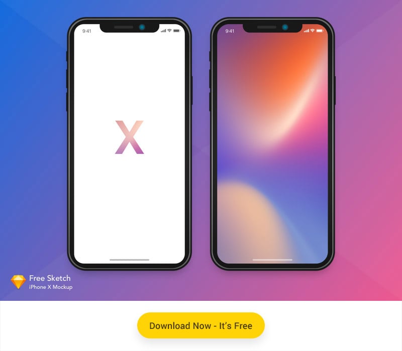 iphone x clay mockup