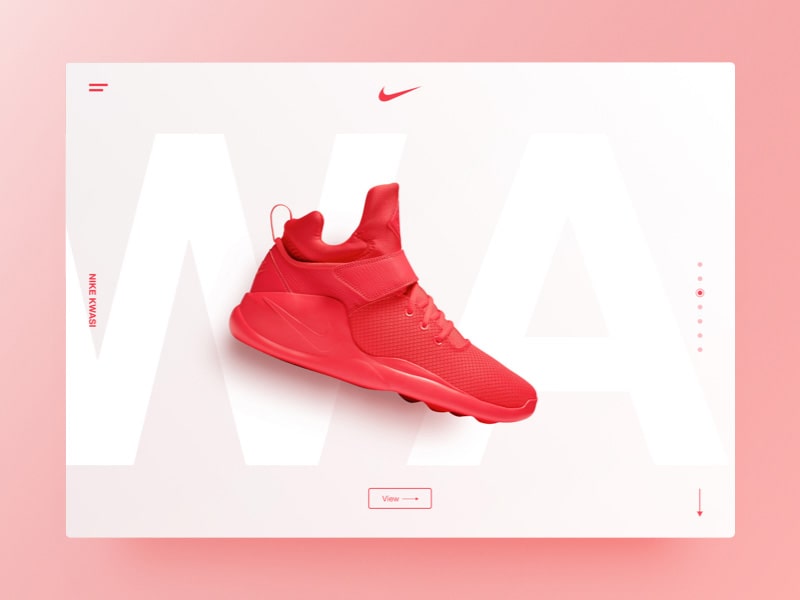 Nike Kwasi Landing Page