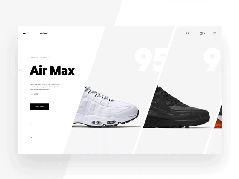 Nike Store UI Design