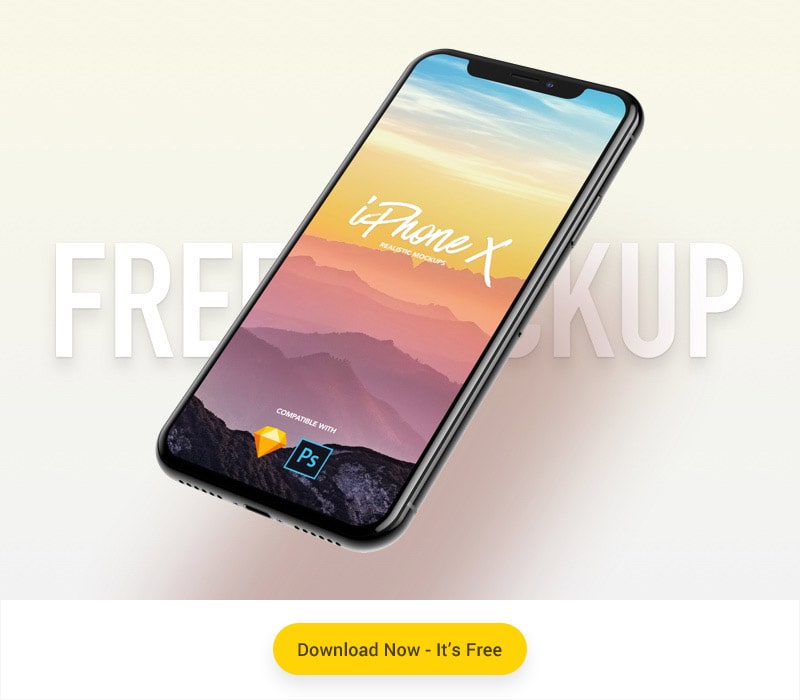 free iphone x mockups