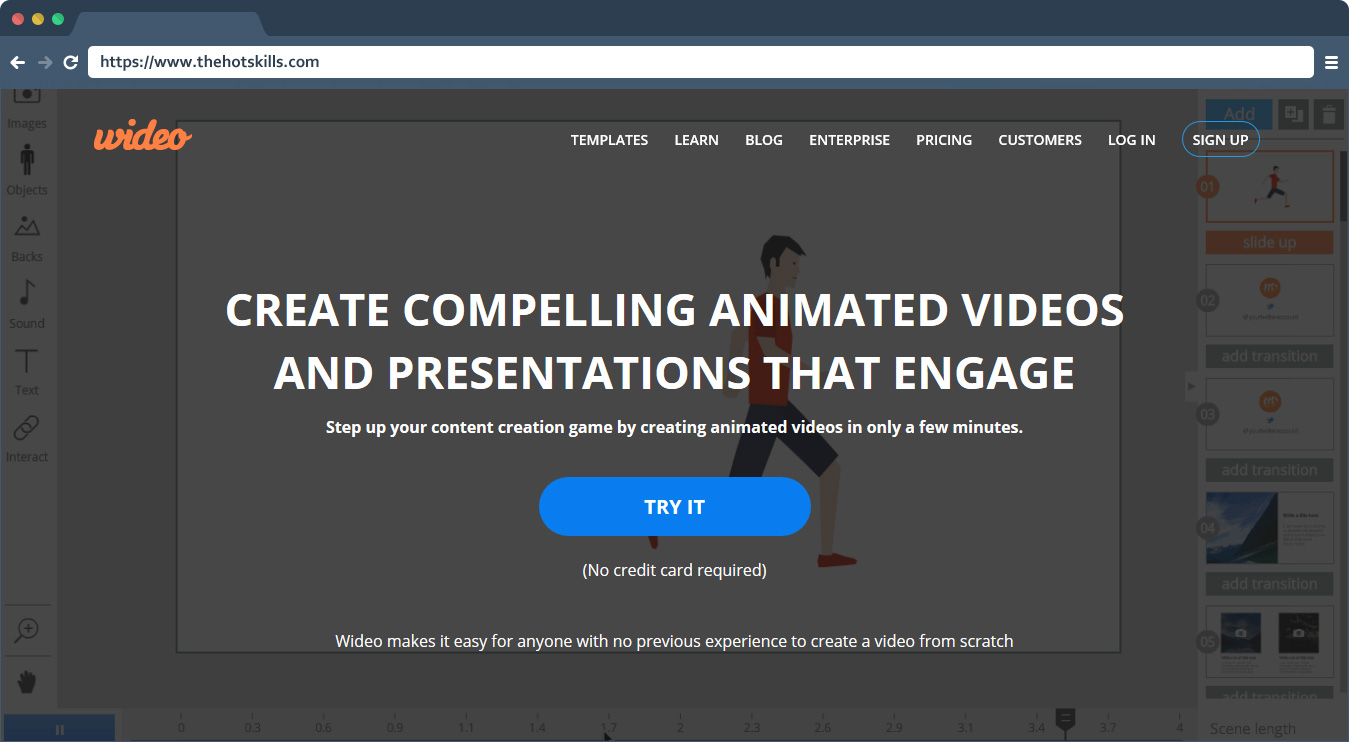 Wideo Best Video Animation Maker for Business