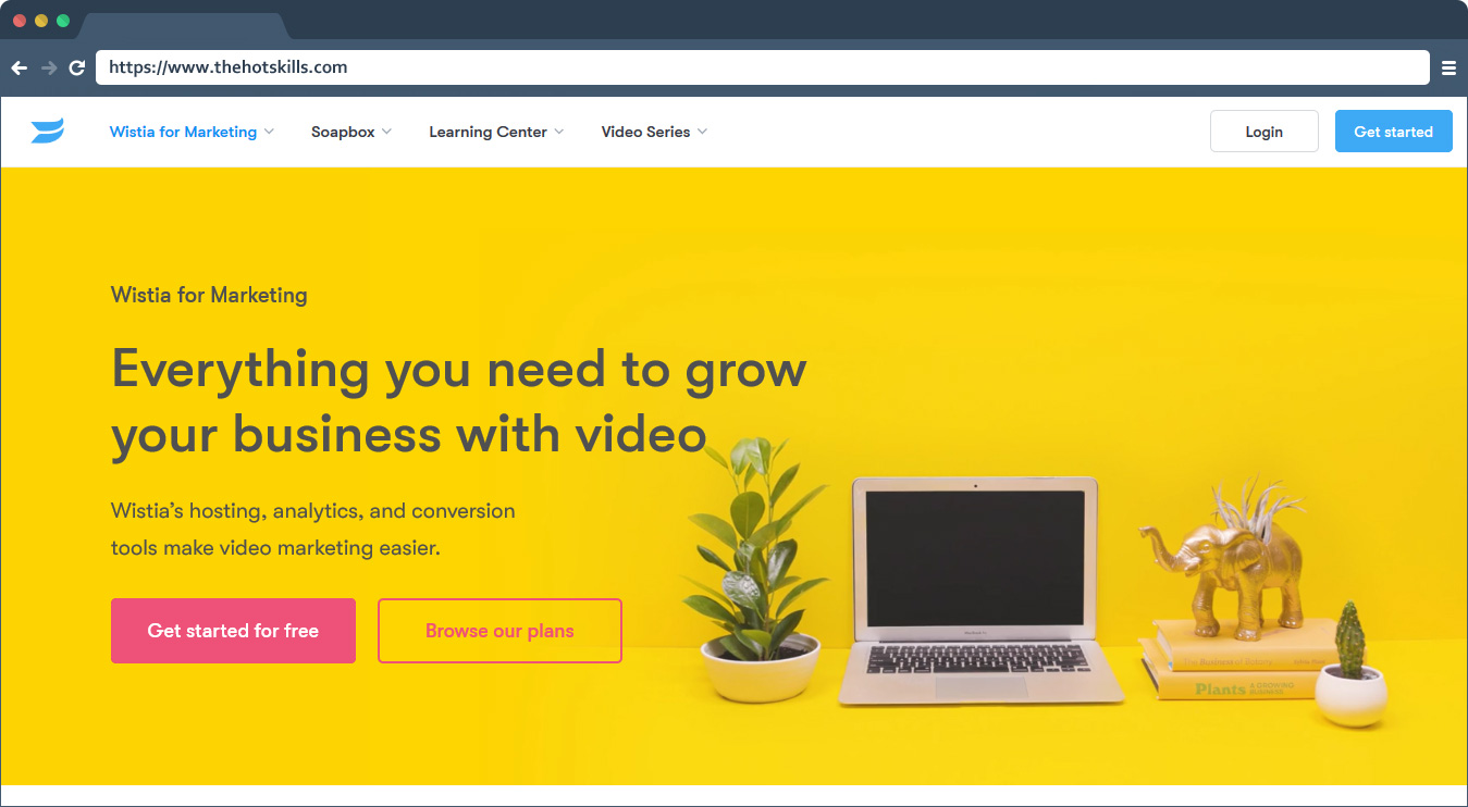 Wistia video marketing tool for business